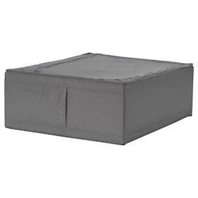 IKEA Skubb storage bag dark gray 44x55x19 cm